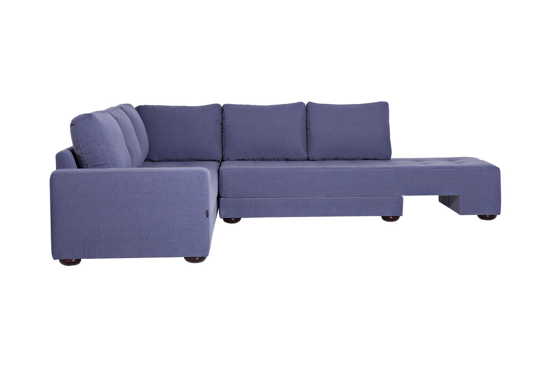 Sofa koja se uklapa u moderno opremljen enterijer. Posjeduje rotirajući mehanizam koji pretvara ovu ugaonu u ležaj standardnih dimenzija. Pored toga posjeduje i dva manja sanduka za odlaganje stvari.